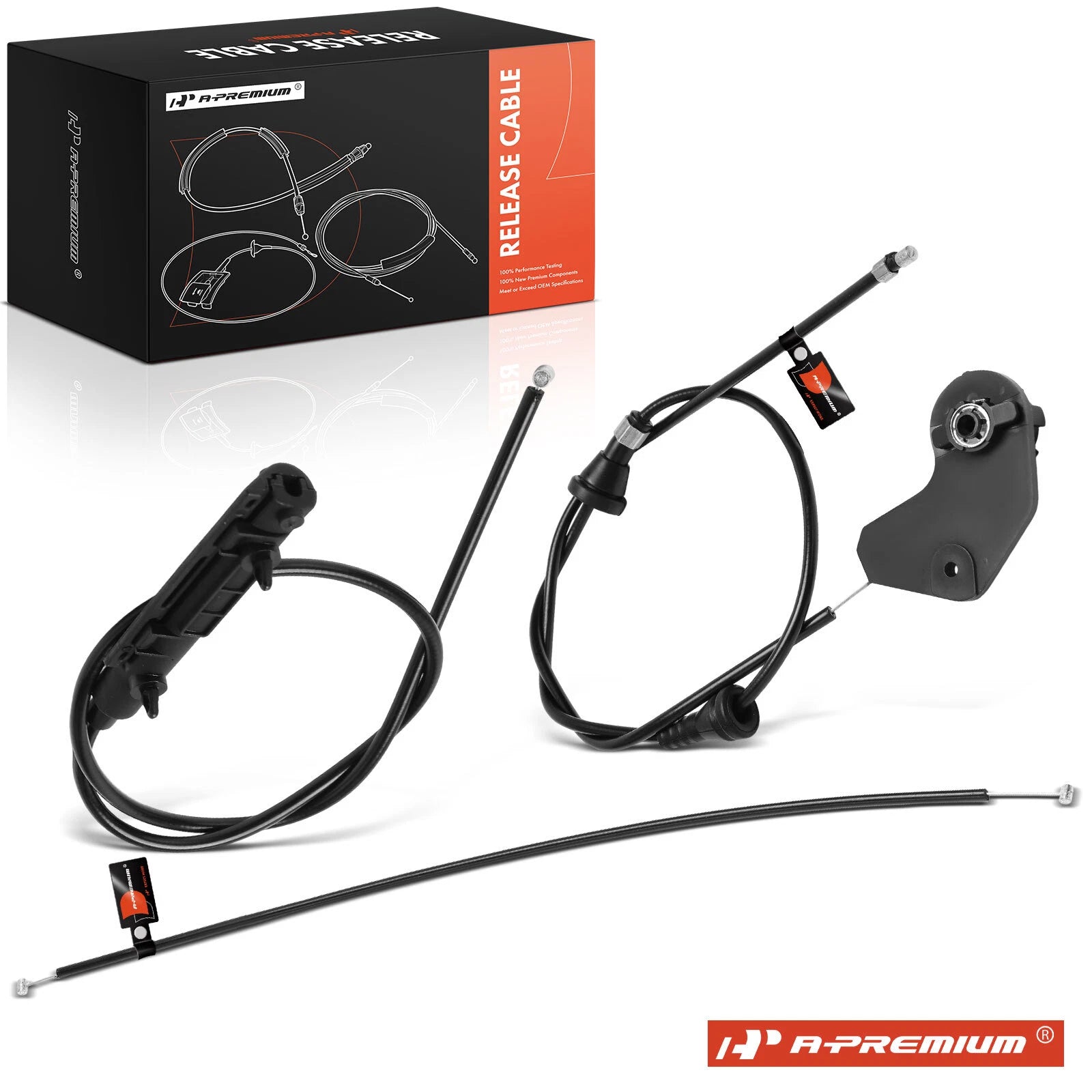 3Pcs Hood Release Cable for BMW E46 320i 325i 330i (2001–2005)