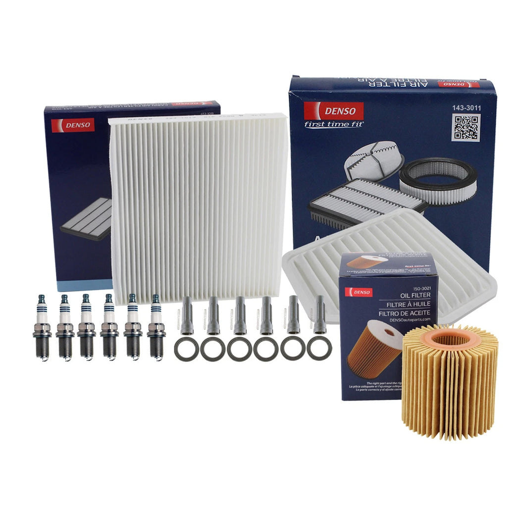 Tune Up Kit 6 Spark Plugs & Boots for ES350 Avalon Camry RAV4 (2007–2019)