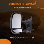 Left Rear View Mirror for Ford F-250 F-350 Super Duty (2008–2016) FO1320218