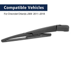 1 Rear Windshield Wiper Blade Arm Set 9'' for Chevrolet Orlando (2011–2015)