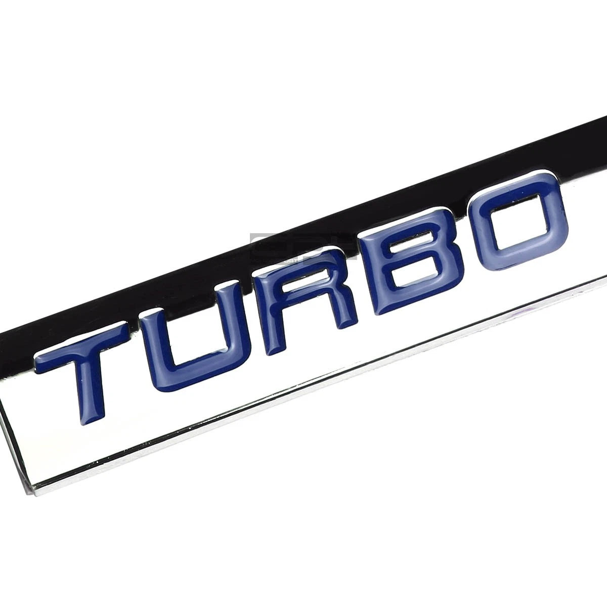 Polish Chrome Turbo Diesel Emblem Badge for Bumper Sticker (Universal)