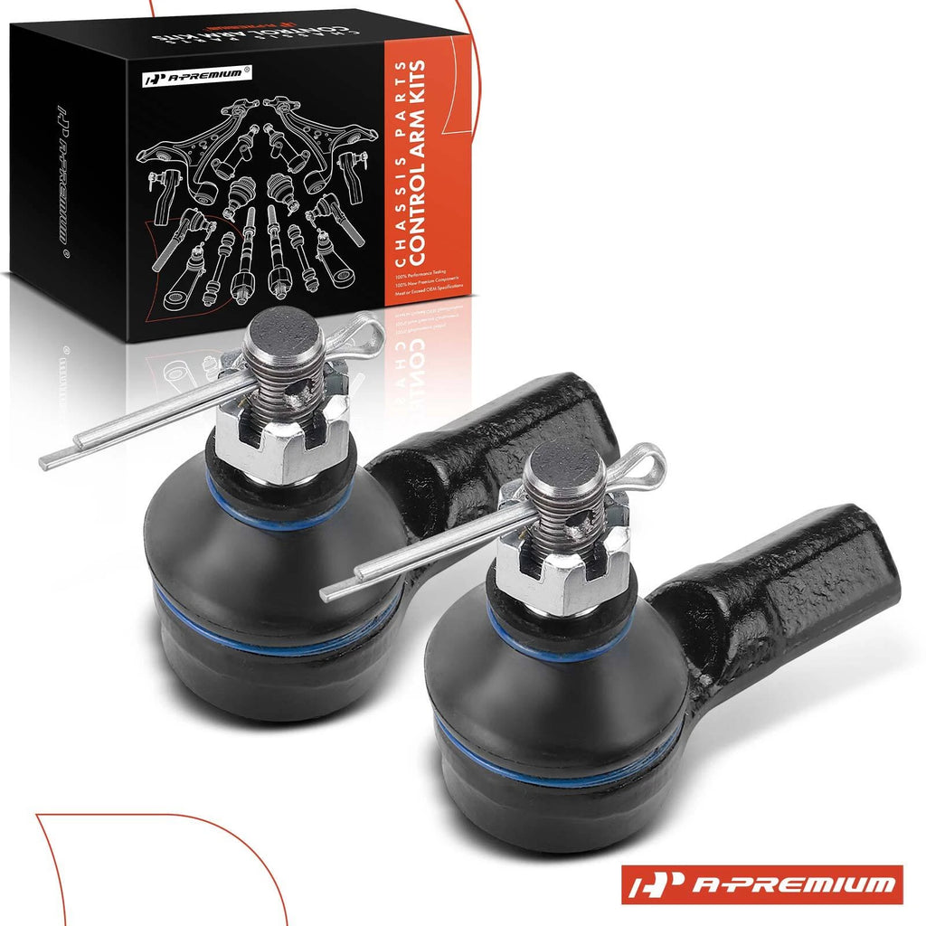2X Front Outer Tie Rod Ends for Honda Element (2003–2011) Acura RSX