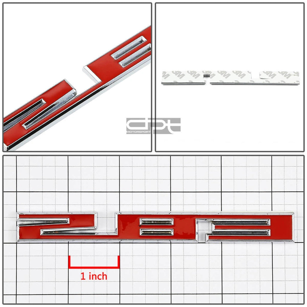 Chrome/Red Bumper Emblem Badge for SBC 283 (1960–1966)