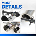 Dual Tip Catback Muffler System with Removable Silencer for Nissan 240SX (1989–1994)
