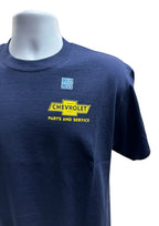 Chevrolet Parts & Service Navy Blue T-Shirt (Licensed)