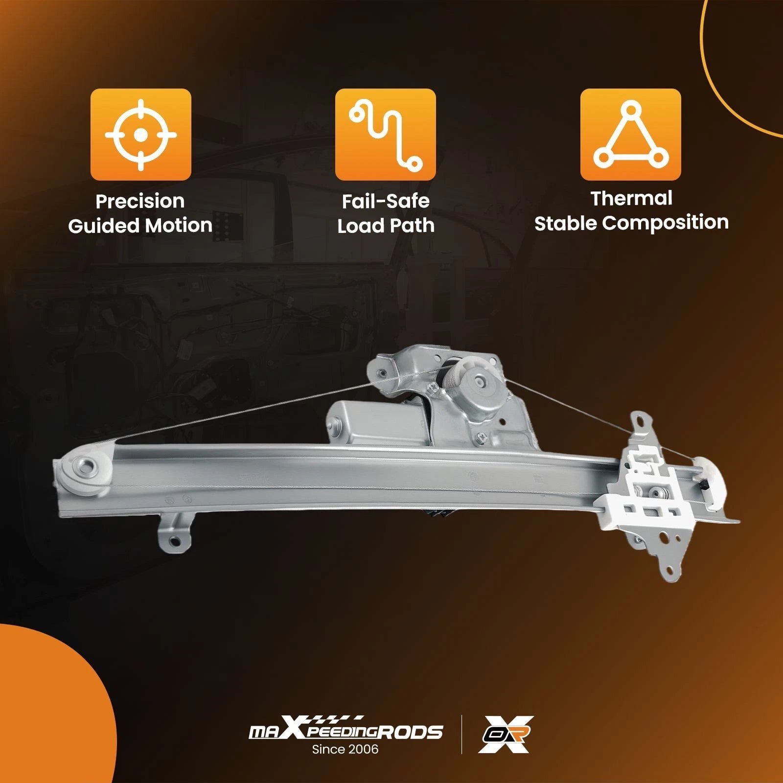 Power Window Regulator with Motor for Nissan Altima (2019–2022)