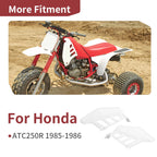 2Pcs Radiator Shrouds for Honda ATC250R (1985–1986)