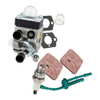 FS55R Carburetor Kit for Trimmers (Includes 2 Gaskets, 1 Oil Bubble, 1 Spark)