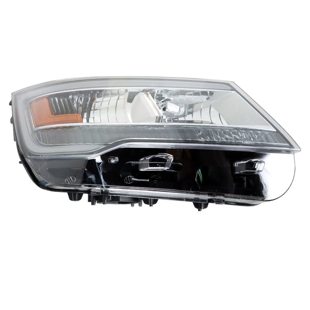 Passenger Side Headlight with LED DRL Chrome Housing for Ford Explorer (2016â2019)