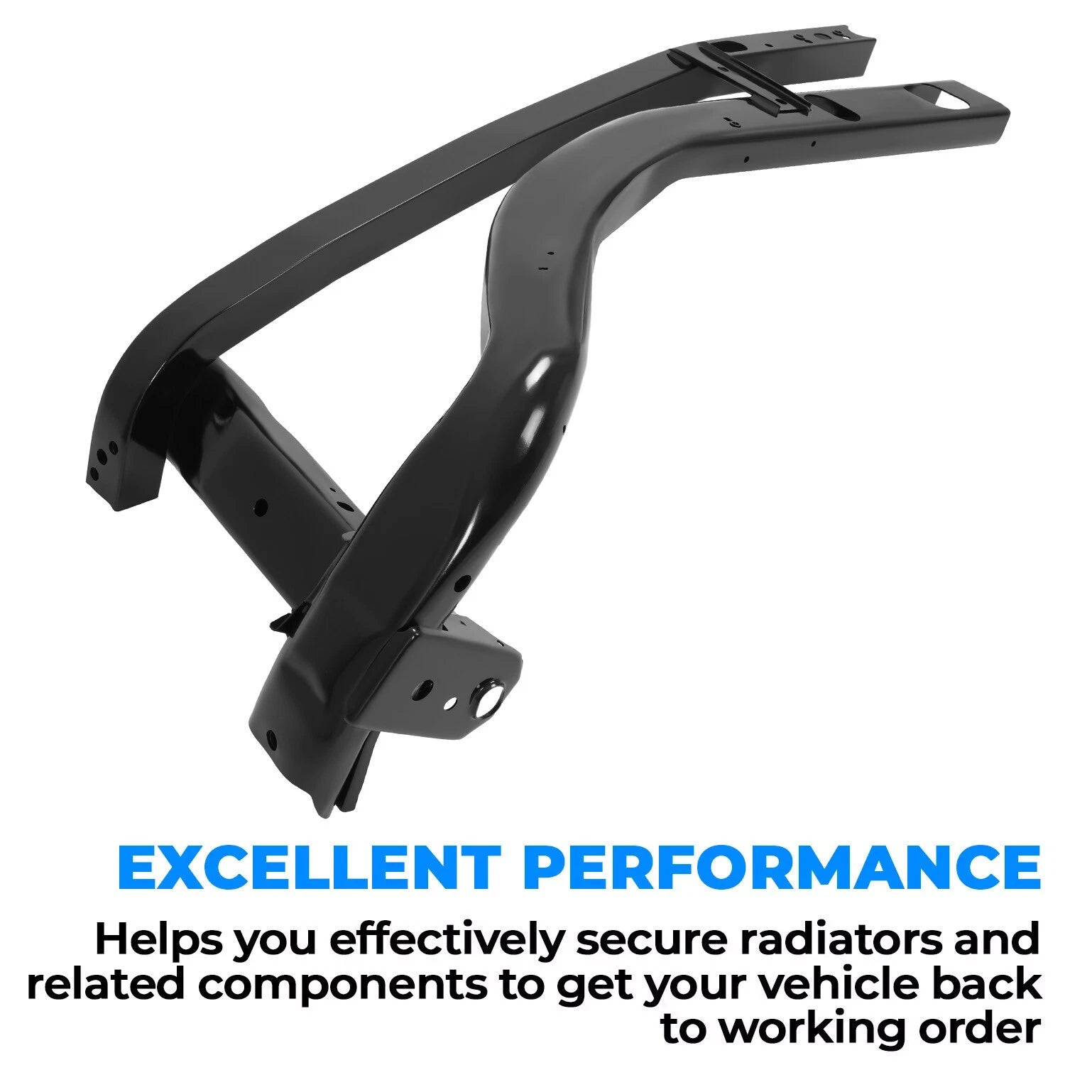 Left Radiator Support Steel Rail for Ram 1500/2500/3500 (2009–2024)
