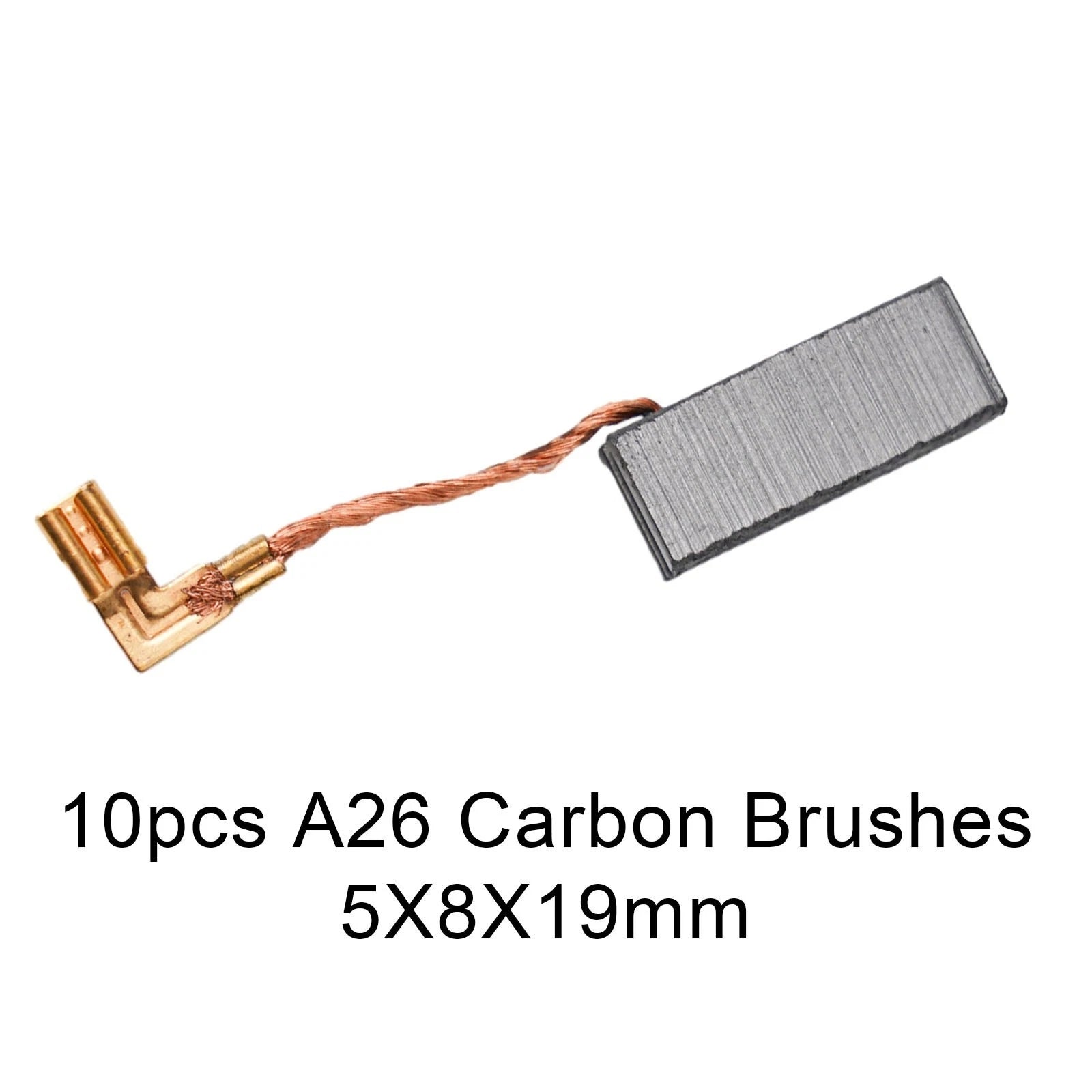 10 Pcs Carbon Brushes A26 for Electric Motor Tool Repair