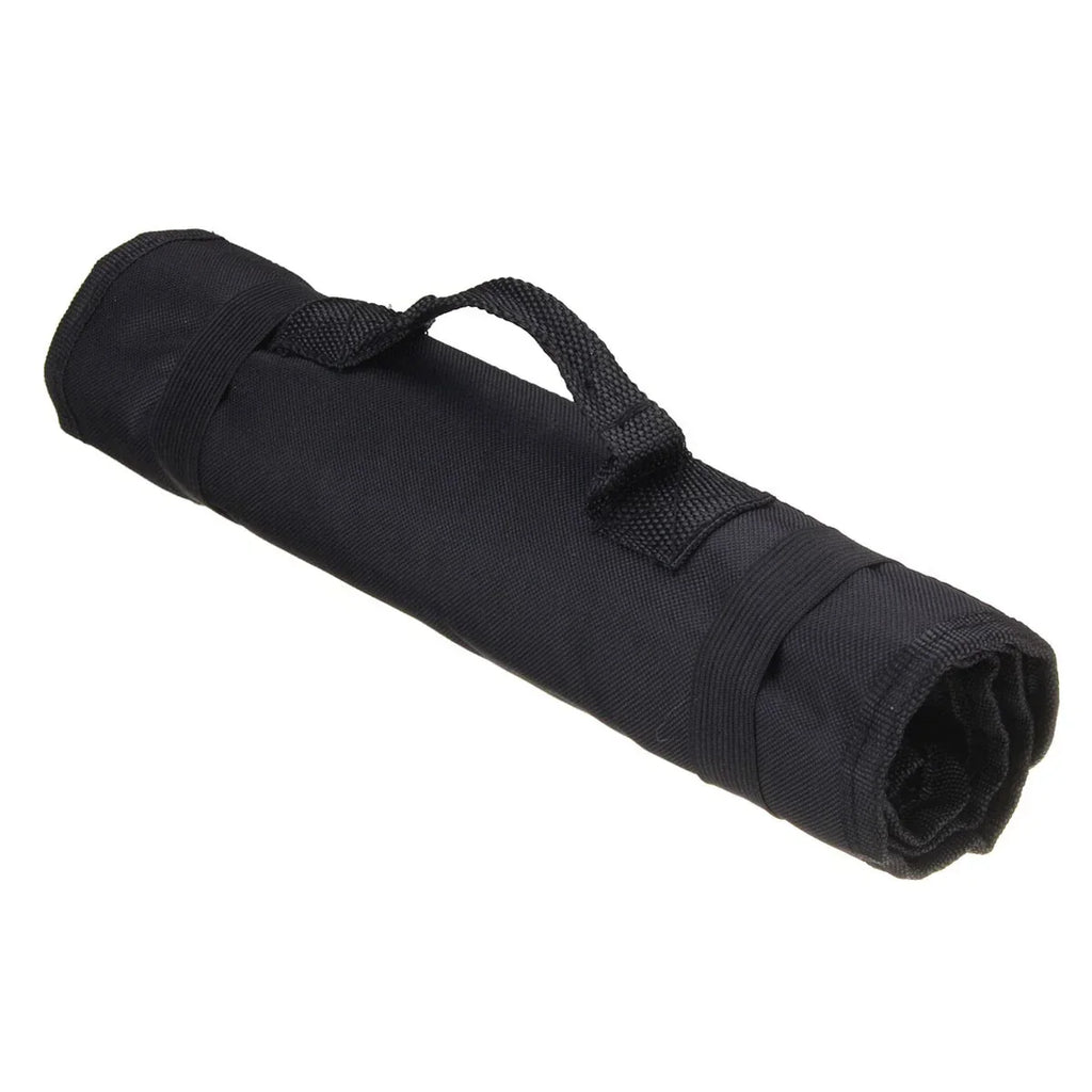 21-Pocket Chef Knife Bag Roll Bag Carry Case Foldable Kitchen Storage Black