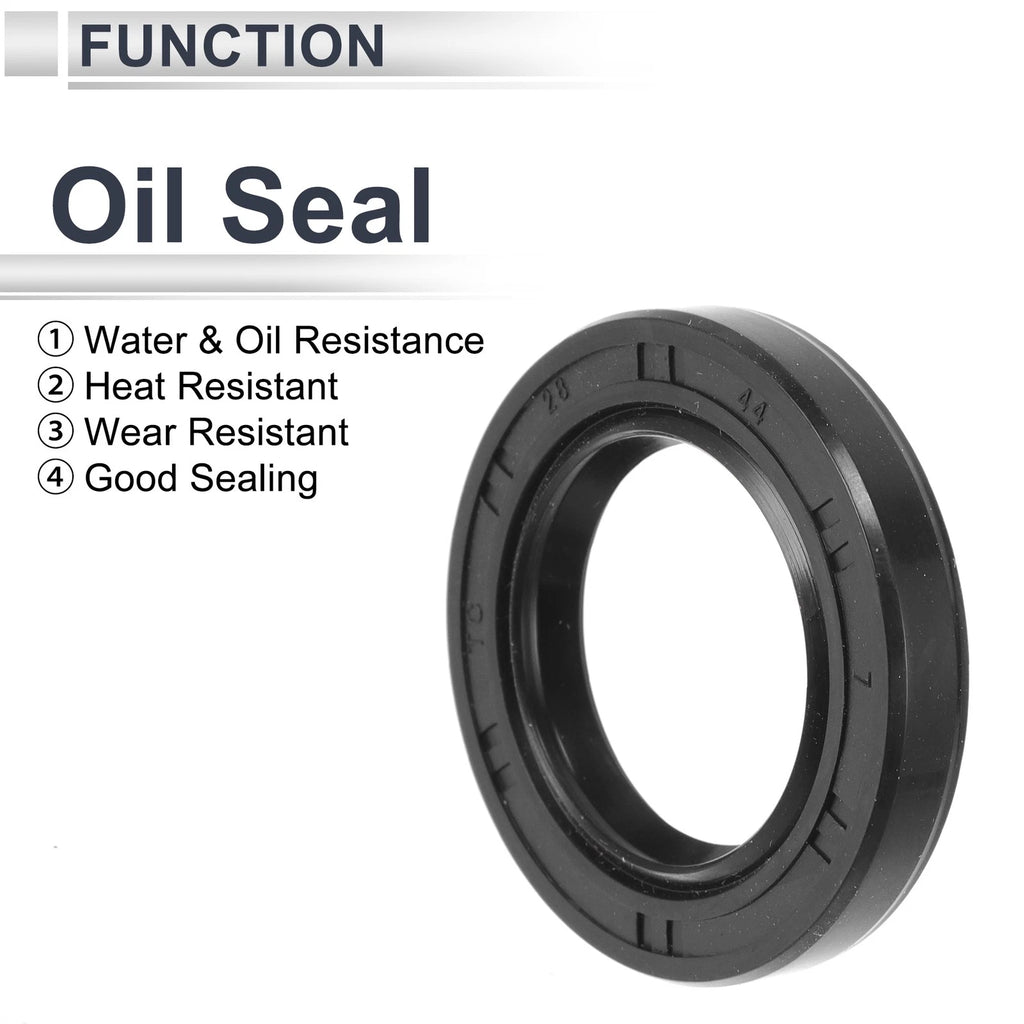 Set of 5 Oil Seal Rotary Shaft Seal TC Ring Nitrile Rubber 28x44x7mm