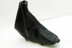 E Brake Boot for Ford Mustang (2010–2014) - Leather Synthetic, Tri Color Stitch