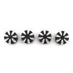 4 Pcs Aluminum Head Bolt Cover Caps for T120 Thruxton Scrambler (2016-2023)