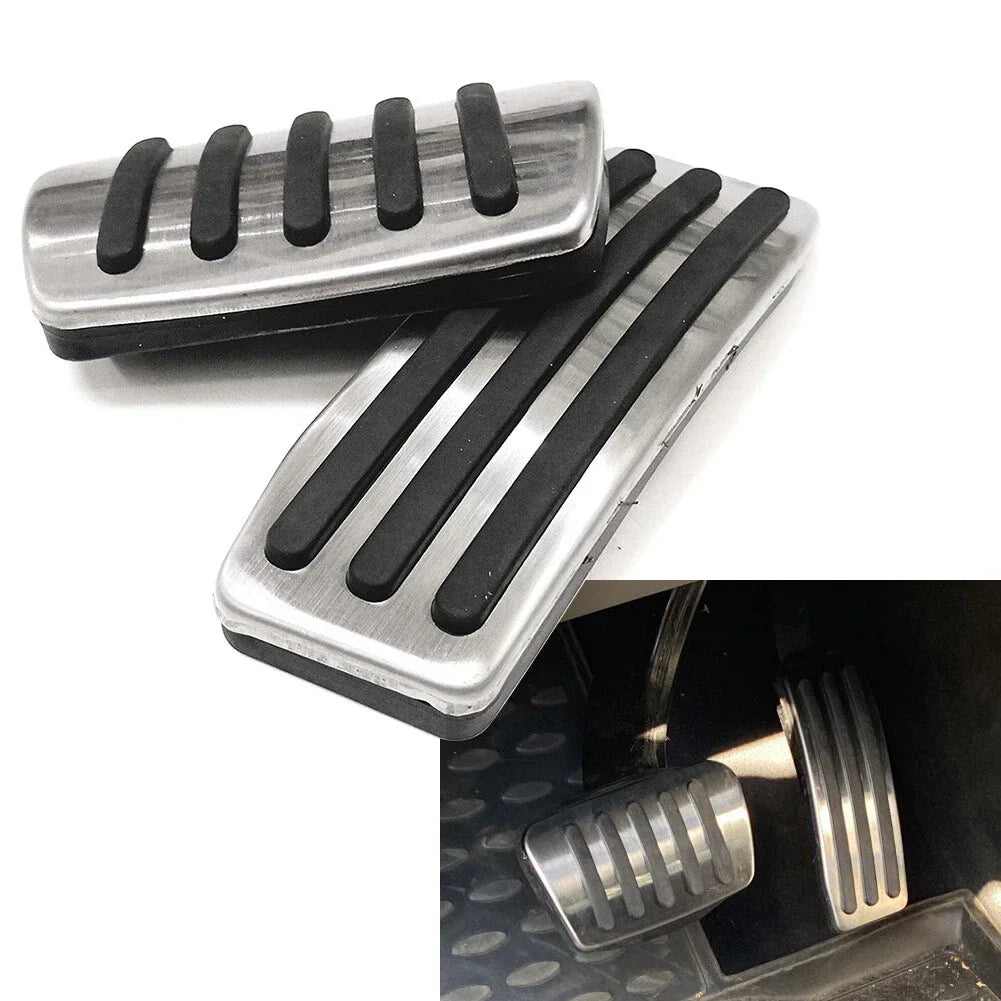 Stainless Steel Fuel Brake Pedals Covers for Cadillac SRX (2010-2016)