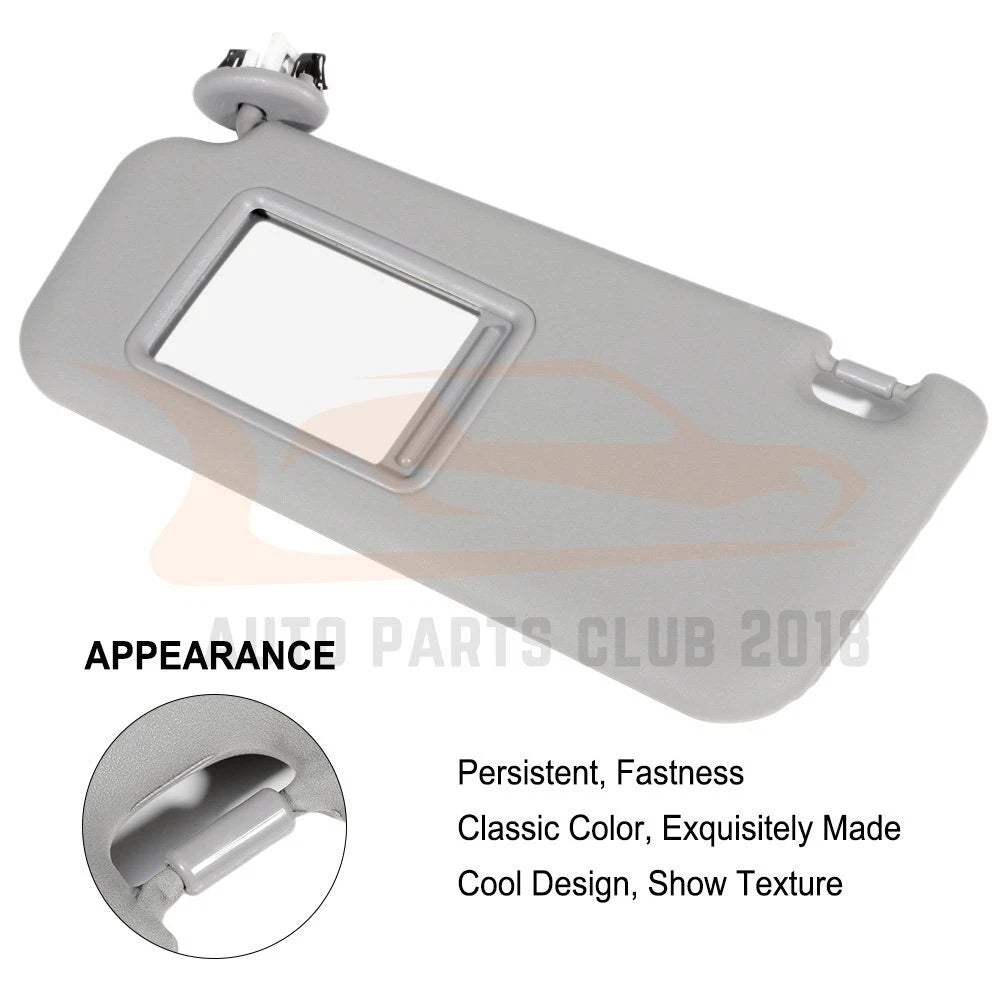 Left Driver Side Sun Visor for Toyota RAV4 (2010–2012) 74320-42501-B2