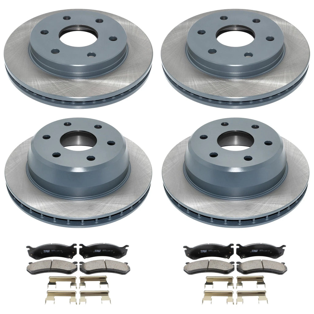 DuraGo Disc Brake Rotors & TRW Metallic Pads Kit for GMC Sierra 1500 (2014–2018)