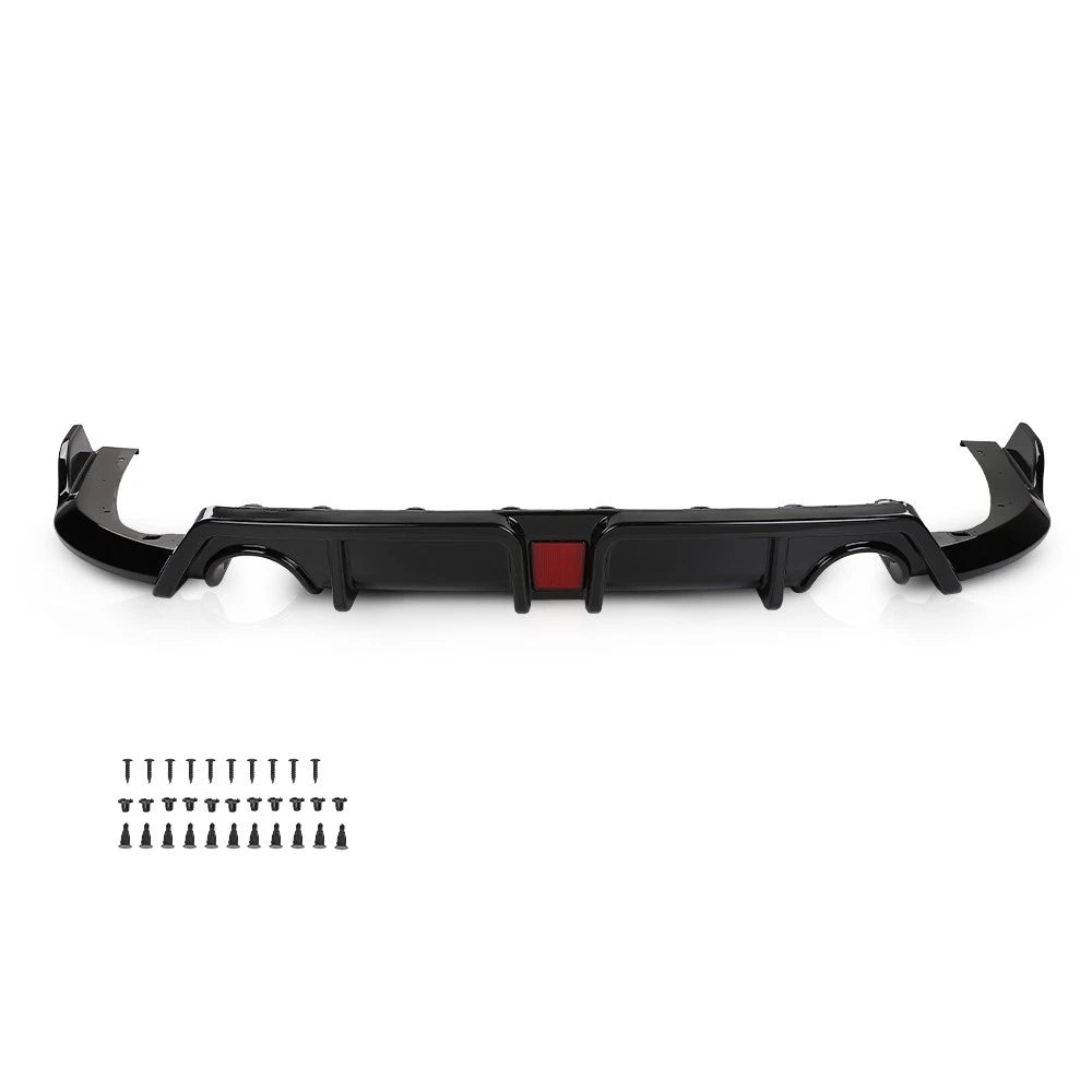 Rear Lip Diffuser Body Kit with LED Light for Honda Civic (2016–2021)