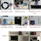 Female Fakra RCA Adapter Cable for Volvo XC90 (2002–2014)