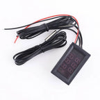 LED Dual Temperature Display Thermometer with Probe for Various Applications