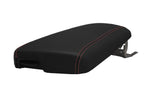 Center Console Lid Armrest Cover for Kia Optima (2011–2015) Red Stitch