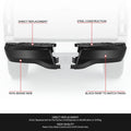 Pair of Rear Bumper End Caps for Ford Ranger (2019–2023)