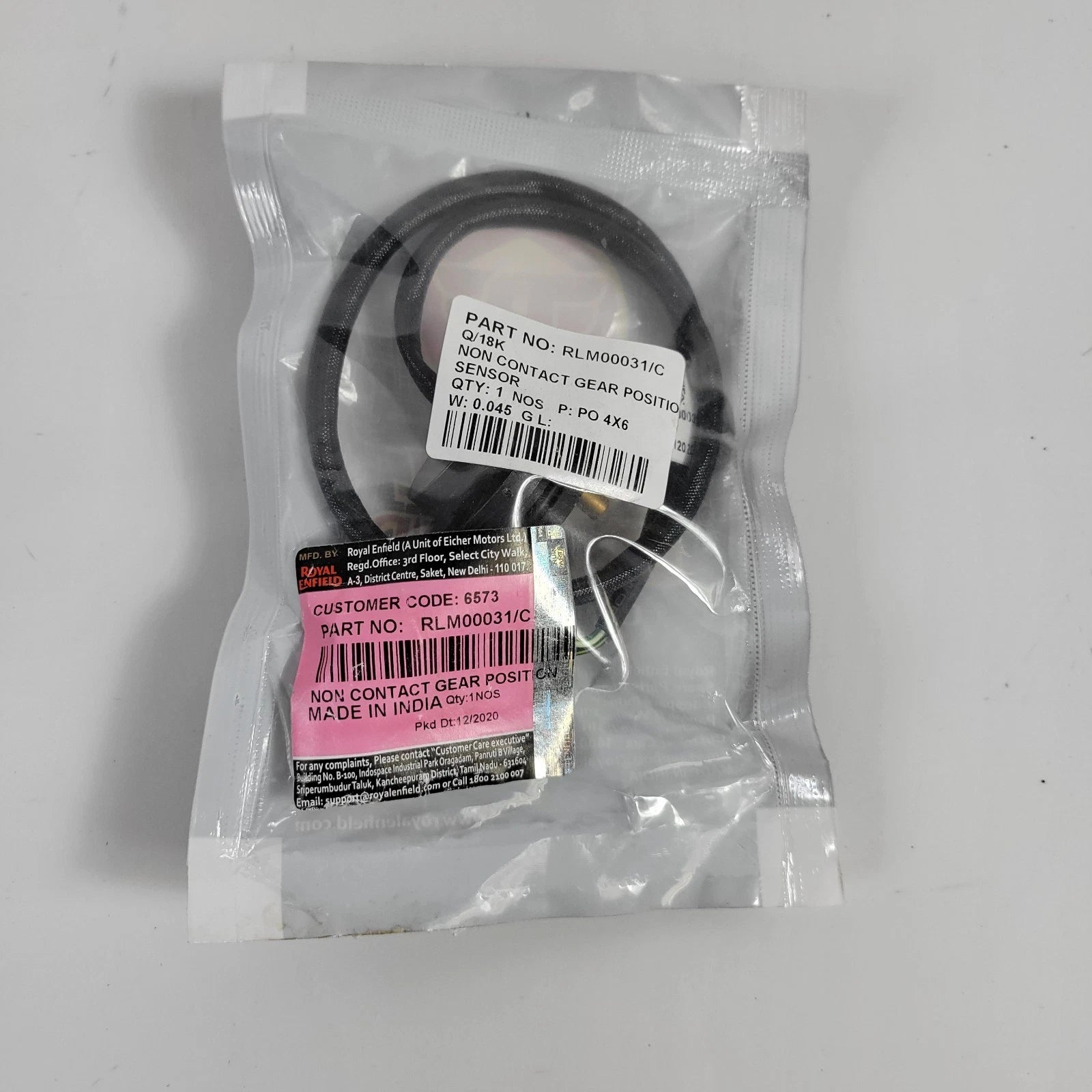Gear Position Sensor for Royal Enfield Himalayan Scram 411 (2018–2024) RLM00031/C