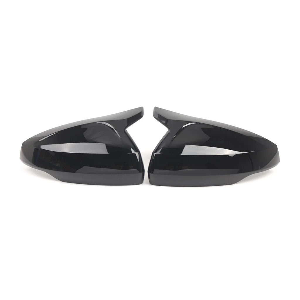Gloss Black Side Wing Mirror Cover Caps for VW Polo MK6 (2018–2026)