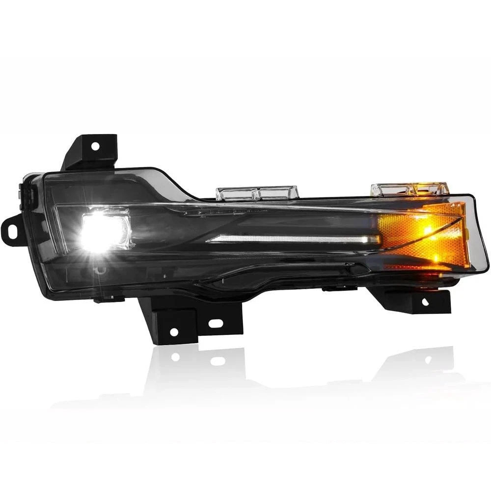 Pair LED DRL Daytime Running Lights Fog Lamp for Tesla Model 3 Model Y (2017–2023)