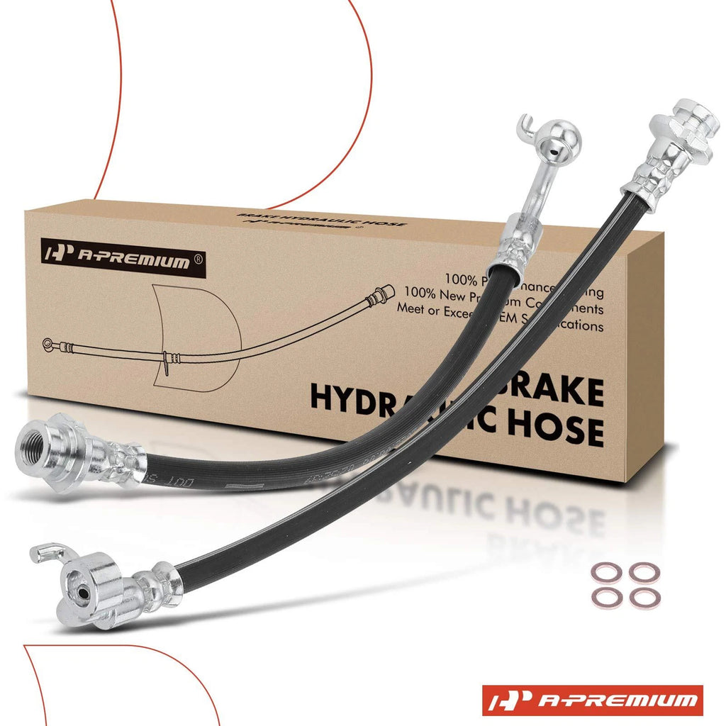 2X Rear Brake Hydraulic Hose for Infiniti G35 (2003–2007) Nissan 350Z
