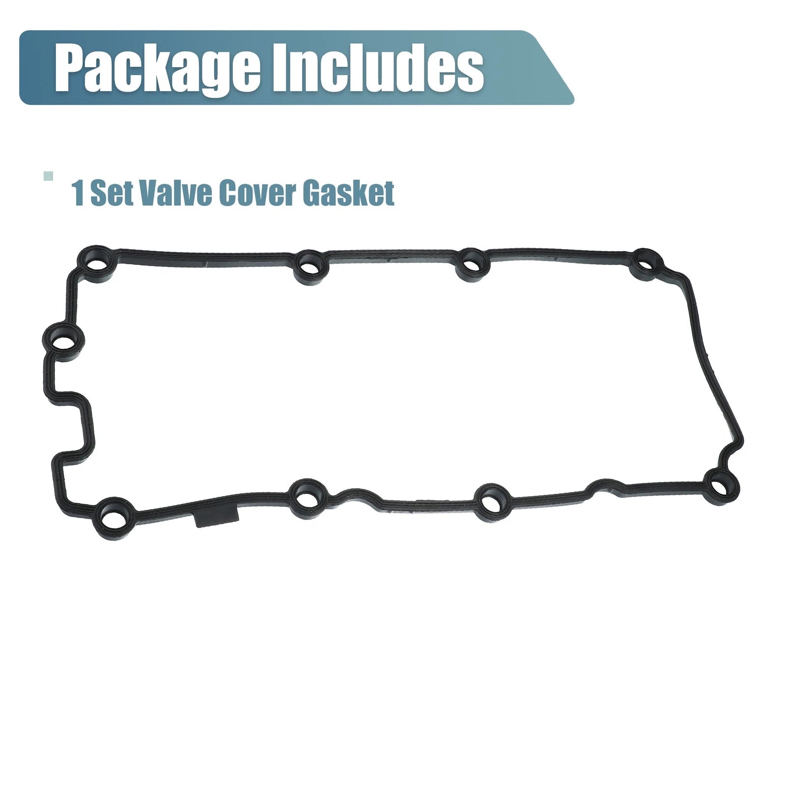 Valve Cover Gasket 059103483M for Audi Q7 3.0L TDI V6 (2007–2015) Rubber Black