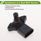 MAP Sensor No.BG5T9H544BA for Ford Troller T4 (2005–2014)
