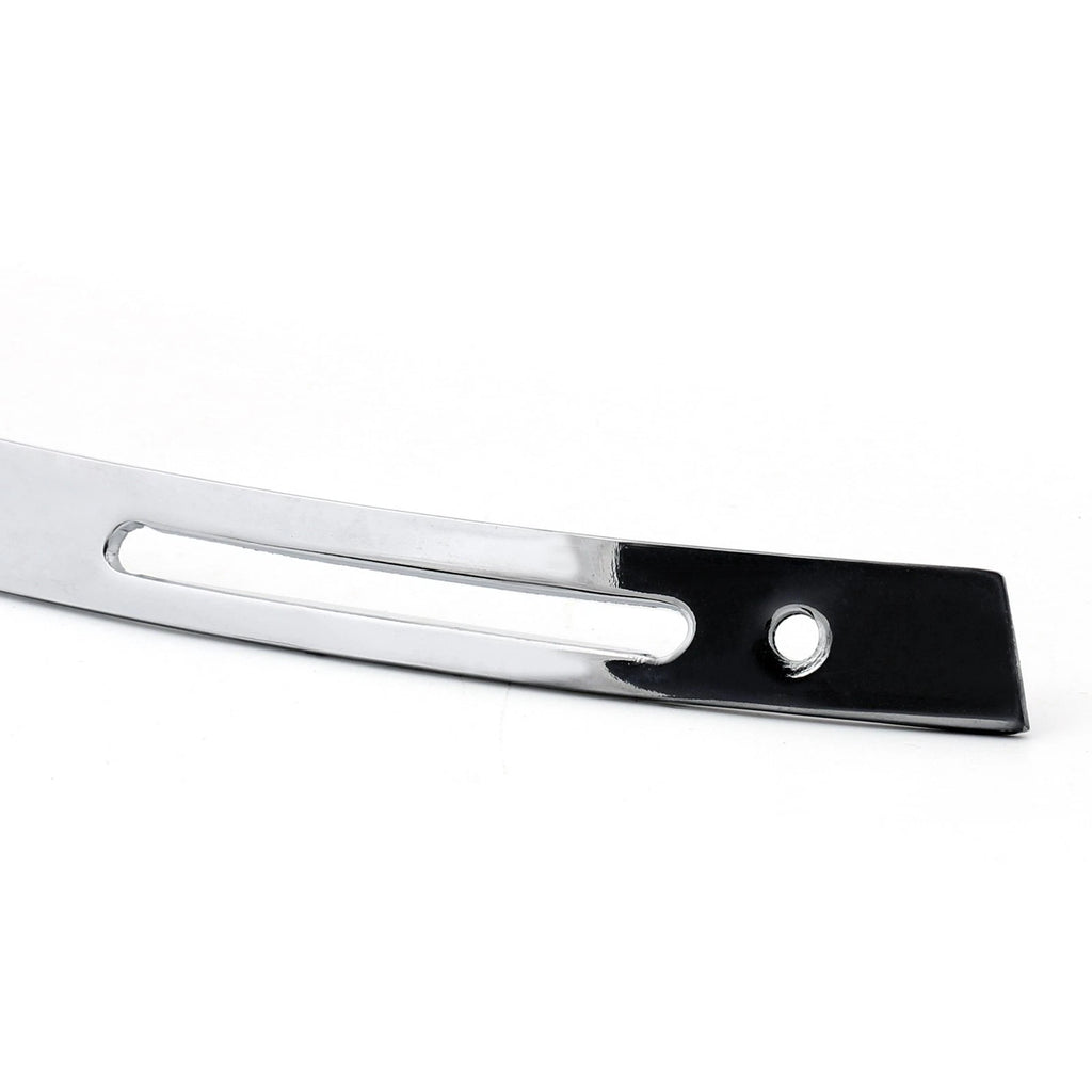 Chrome Slotted Batwing Windshield Trim for Harley Touring Electra Street Tri Glide