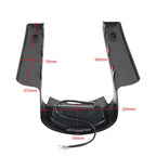 Rear Mudguard Fascia Extension Filler with Light for Harley Touring (2009-2013)