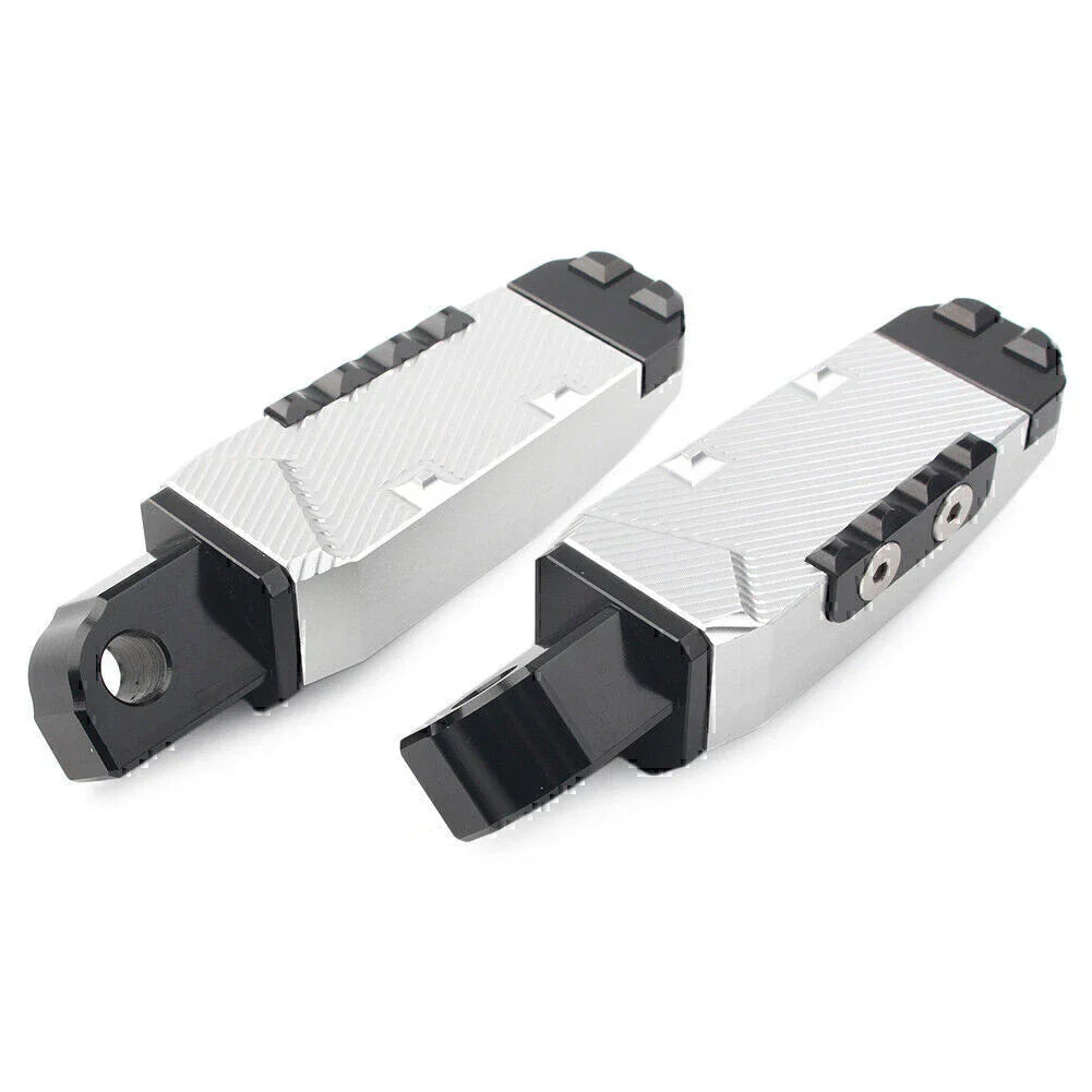 Silver Rear Footrests Foot Pegs for Suzuki GSXR600/750/1300 Hayabusa