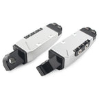 Silver Rear Footrests Foot Pegs for Suzuki GSXR600/750/1300 Hayabusa
