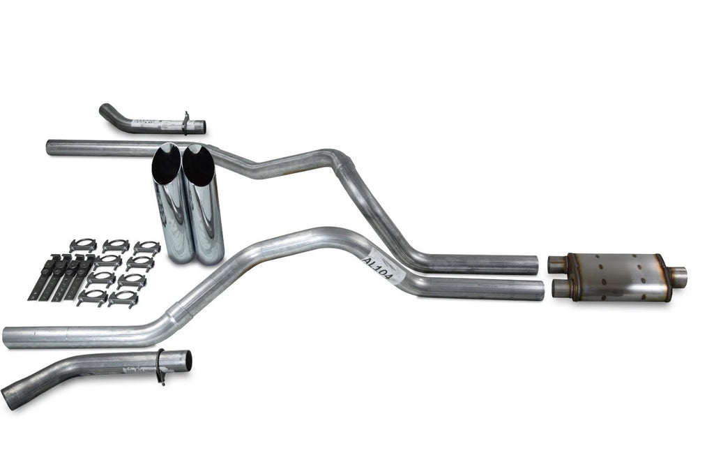Dual Exhaust Kit for Chevy GMC 1500 (2007–2014) - 2.5" Magnaflow XL Slash Tips
