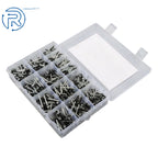 Set of 500 Aluminum Rivets for Multiple Applications (Standard Sizes)