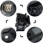 HID Headlight for Chevy Blazer (2019â2021) Black Clear Driver Side