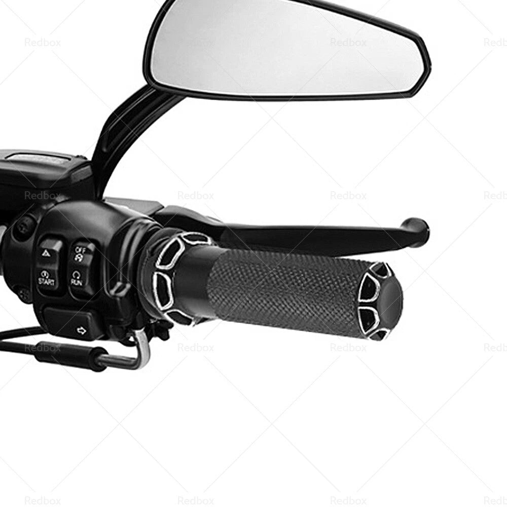 1 Inch Pair Black Hand Grip Handle Bar for Harley Touring Dyna Sportster