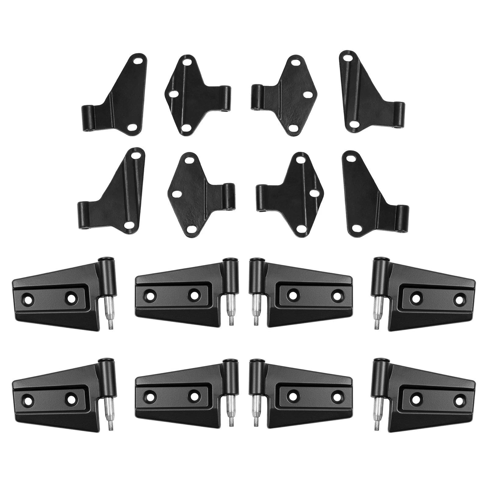 Set of 16 Steel Body Door Hinges for Jeep Wrangler JK (2007–2018)