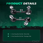 Set of 2 Front Stabilizer Sway Bar End Link Kit for Mazda CX-9 (2007–2015)