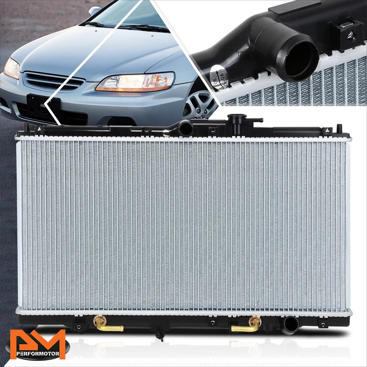 Aluminum Radiator for Honda Accord/Prelude L4 AT (1994–2001) DPI-1494