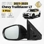 Left Side Mirror for Chevy Trailblazer LT (2021–2025) Heated Textured 5Pin