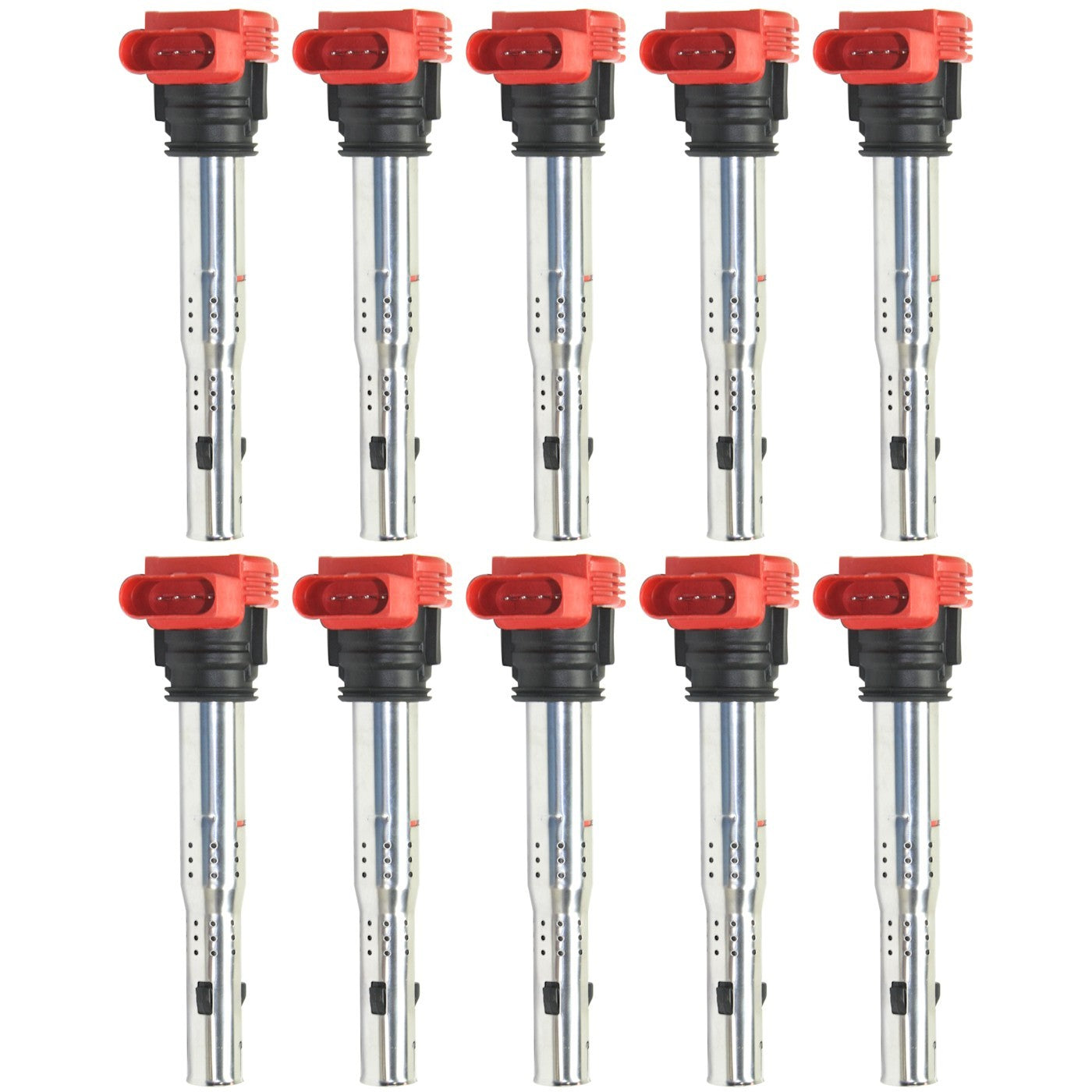 Set of 10 Ignition Coils for VW Audi A4 A6 Touareg S4 A8