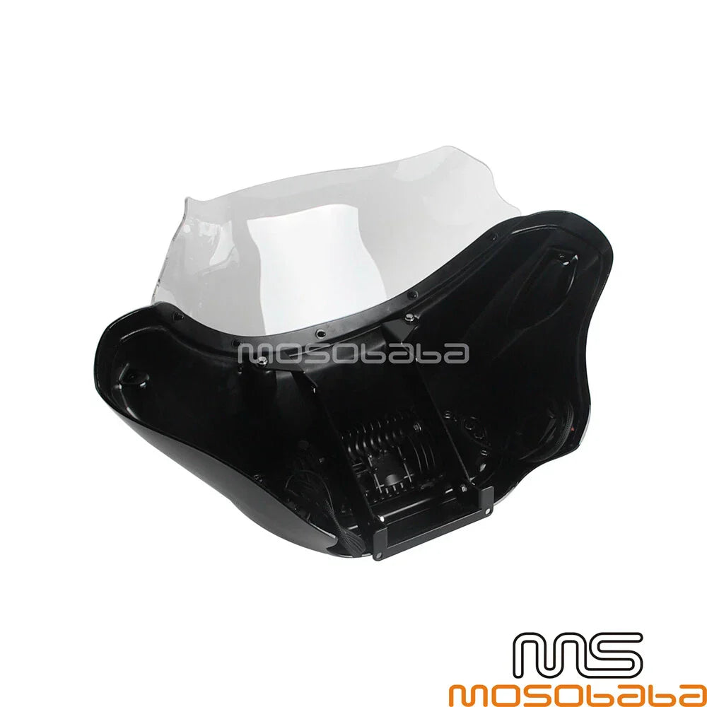 LED DRL Headlight Fairing Windshield for Harley Softail Fat Bob FXFB (2018)