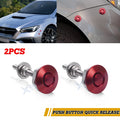 Red Quick Release Hood Bonnet Pins for 2X (2008–2012)