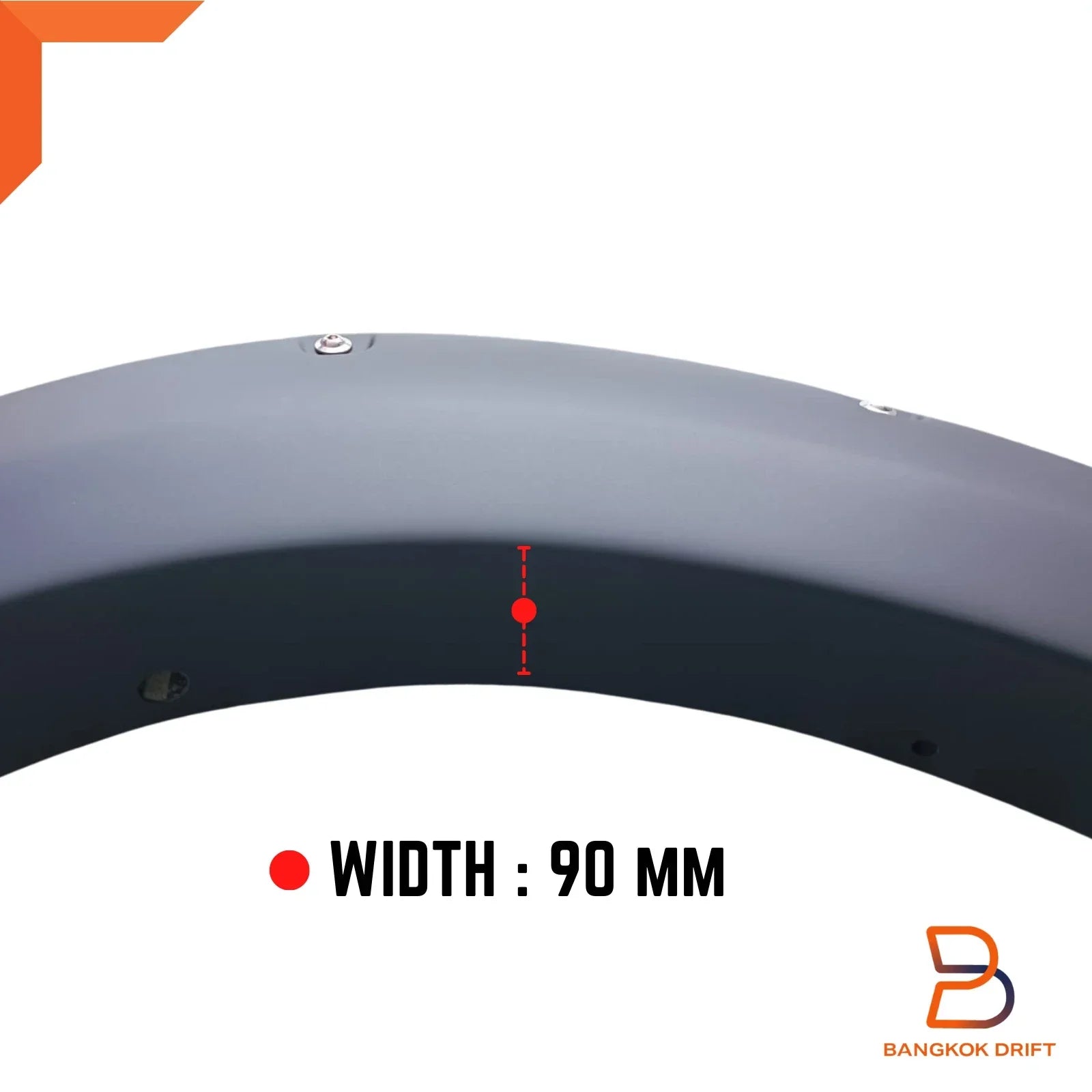 Bolted Fender Flare Arch for Ford Ranger 2022-2024 ( Sensor Holes)