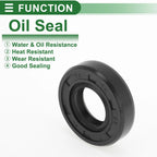 Set of 5 Oil Seal Rotary Shaft Seal NBR Rubber 14x28x7mm